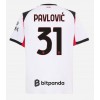 AC Milan Strahinja Pavlovic #31 Bortatröja 2025-26 Korta ärmar